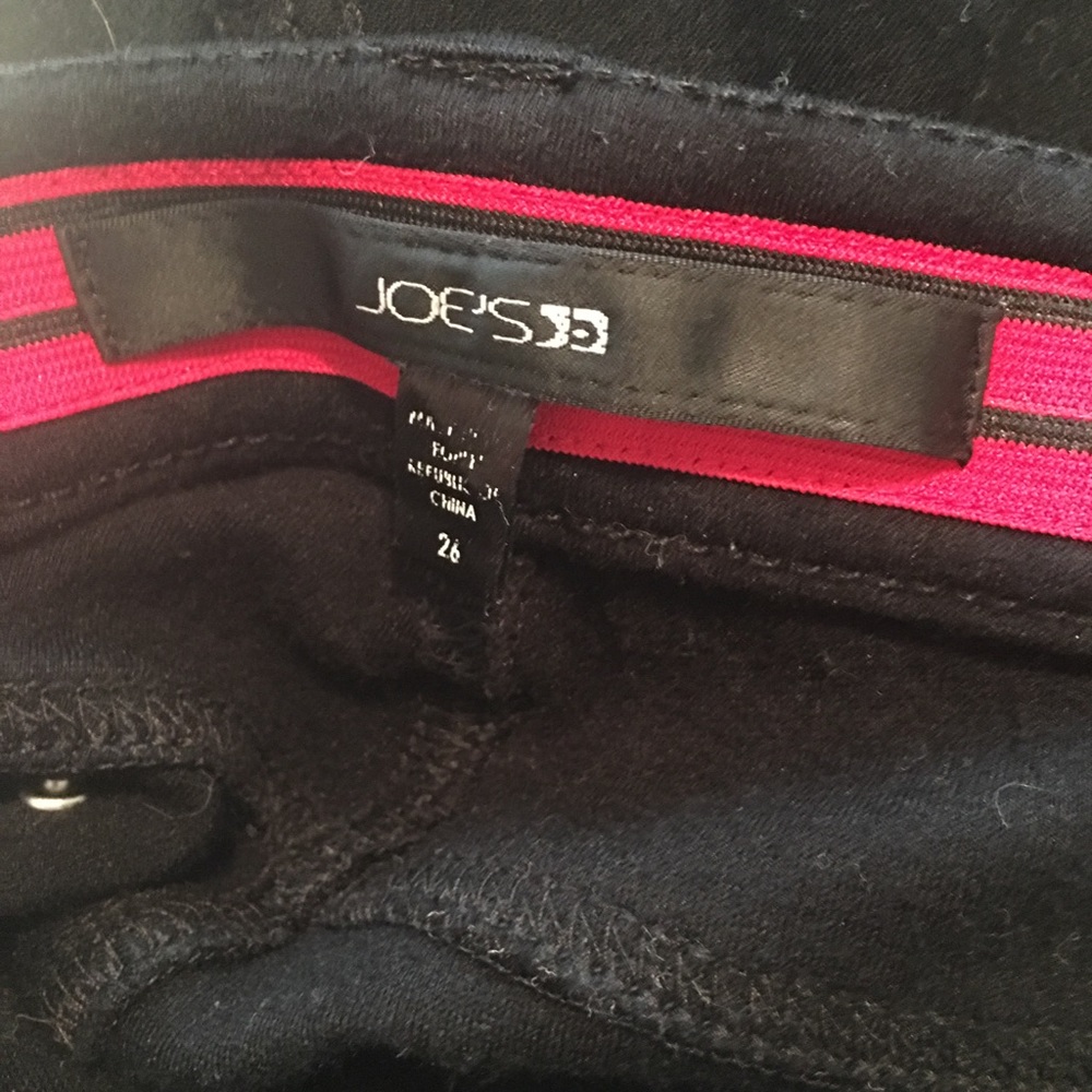 Joes jeans black cropped pants size 26